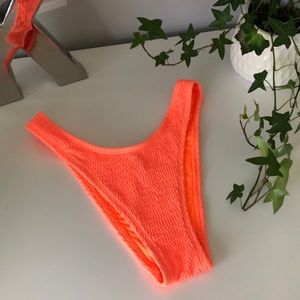 Aerie High leg cheeky bikini bottoms